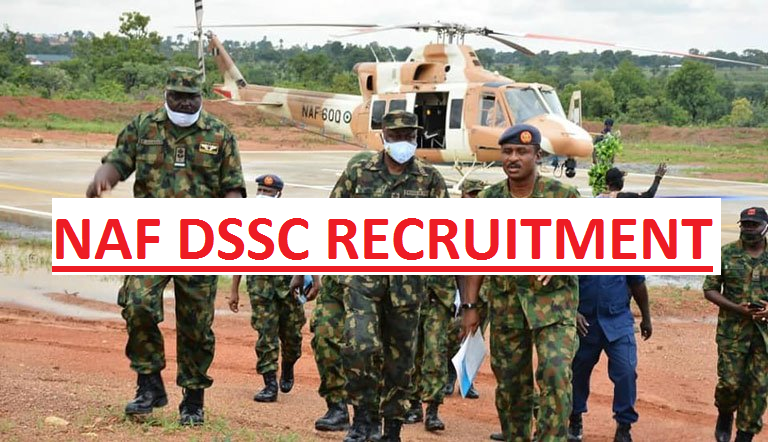 Nigerian Air force DSSC Recruitment Application Portal 2023