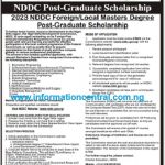 NDDC Scholarship