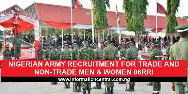 Nigerian Army Recruitment for Trades